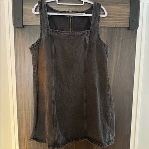 Abercrombie & Fitch Black Wash Denim Dress